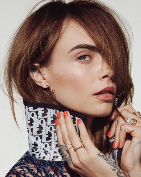 Cara Delevingne Gets Her Closeup in Dior Makeup for ELLE Japan Cara Delevingne Gets Her Closeup in Dior Makeup for ELLE Japan