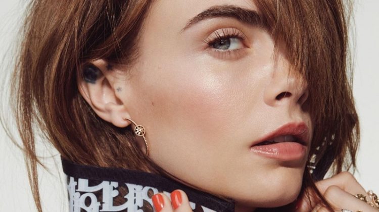 Cara Delevingne Gets Her Closeup in Dior Makeup for ELLE Japan