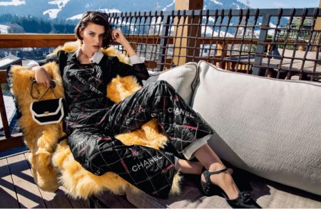 Vivienne Rohner fronts Chanel fall-winter 2021 campaign.