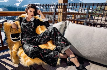 Mica, Rianne, Louise & Vivienne Are Chalet Chic in Chanel Fall 2021 Campaign Vivienne Rohner fronts Chanel fall-winter 2021 campaign.