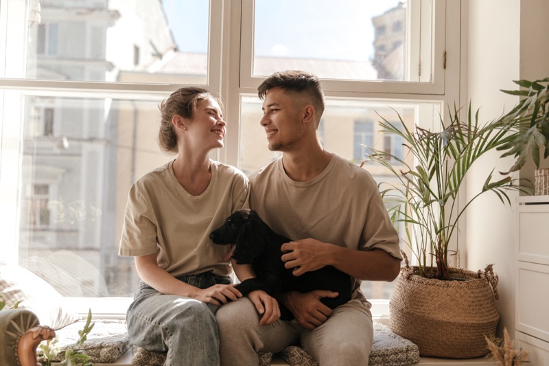 Couple Home Loungewear Style Dog