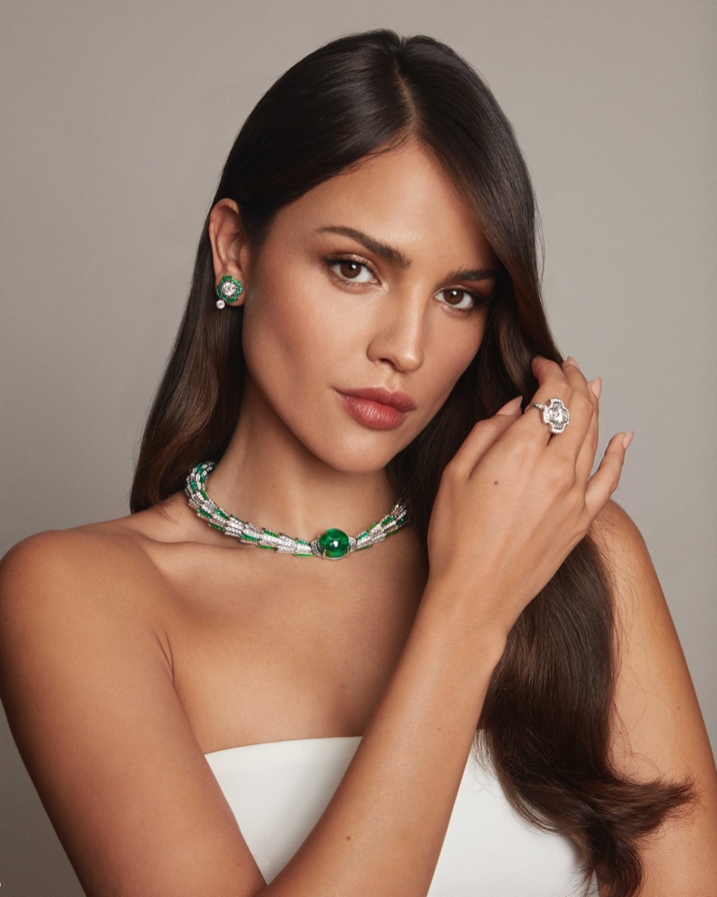 Eiza Gonzalez Bulgari Ambassador Jewelry Campaign