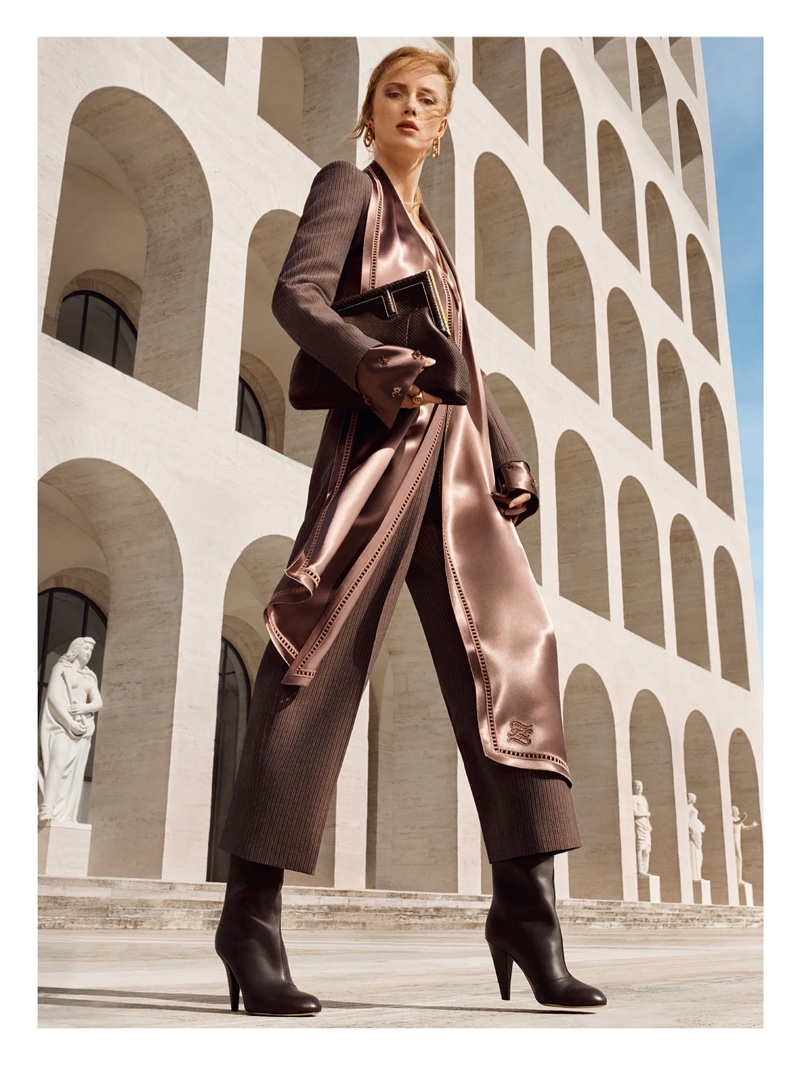 An image from Fendi's fall 2021 advertising campaign.