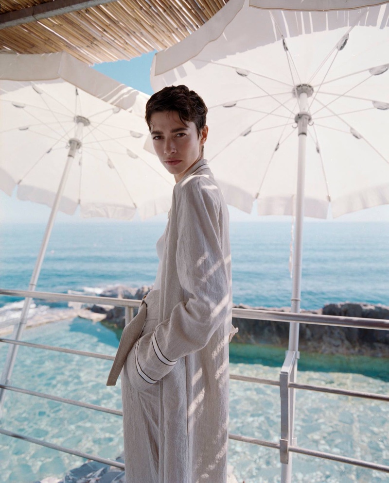 Louise de Chevigny stars in Giorgio Armani summer 2021 