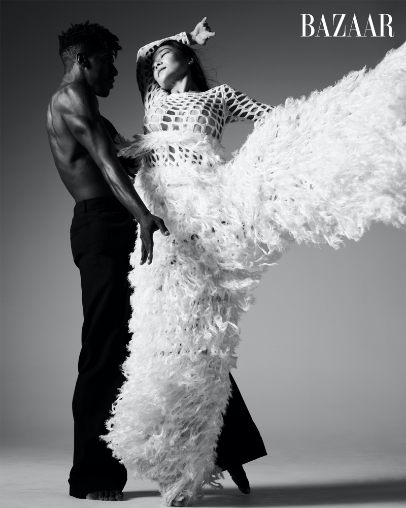 Lloyd Knight and Xin Ying of the Martha Graham Dance Company.