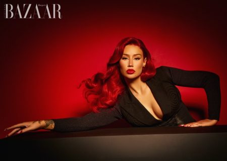 Iggy Azalea Channels Jessica Rabbit for Harper's Bazaar Vietnam Rapper Iggy Azalea poses in vintage Jean Paul Gaultier. Photo: Thom Kerr / Harper's Bazaar Vietnam