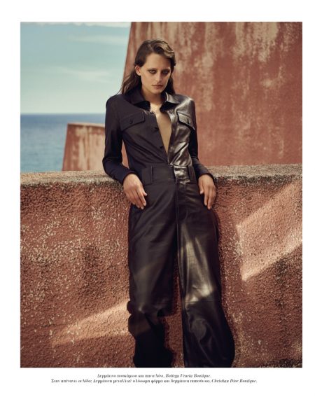 Jip Boxstart Wears Sleek Pre-Fall Looks for Vogue Greece Jip Boxstart Wears Sleek Pre-Fall Looks for Vogue Greece