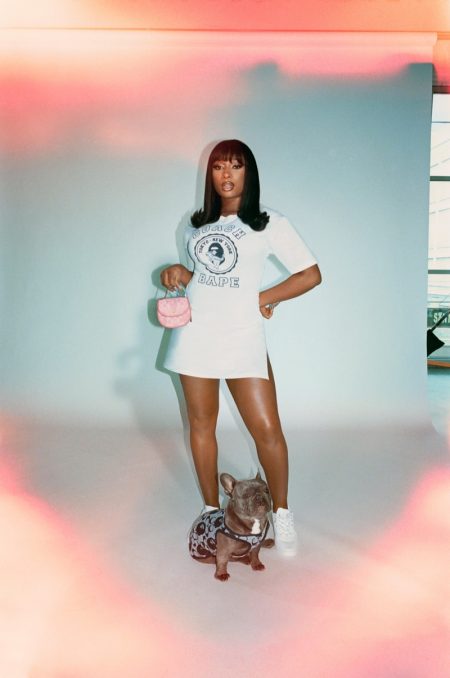 Megan Thee Stallion & Kōki Sport the BAPE x Coach Collab Megan Thee Stallion stars in BAPE x Coach Collection campaign.