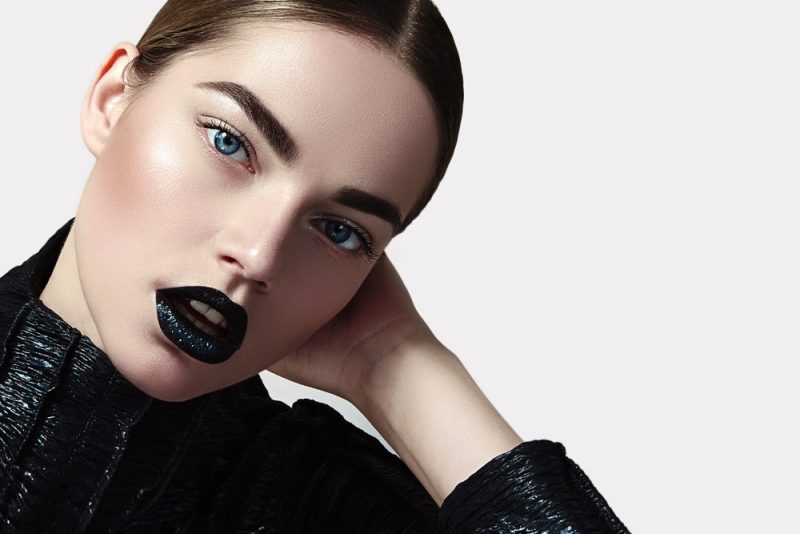 Modern Goth-Inspired Makeup Look