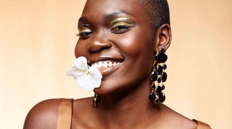 Nanny Malual Blossoms in Floral Beauty for L’Officiel Baltics