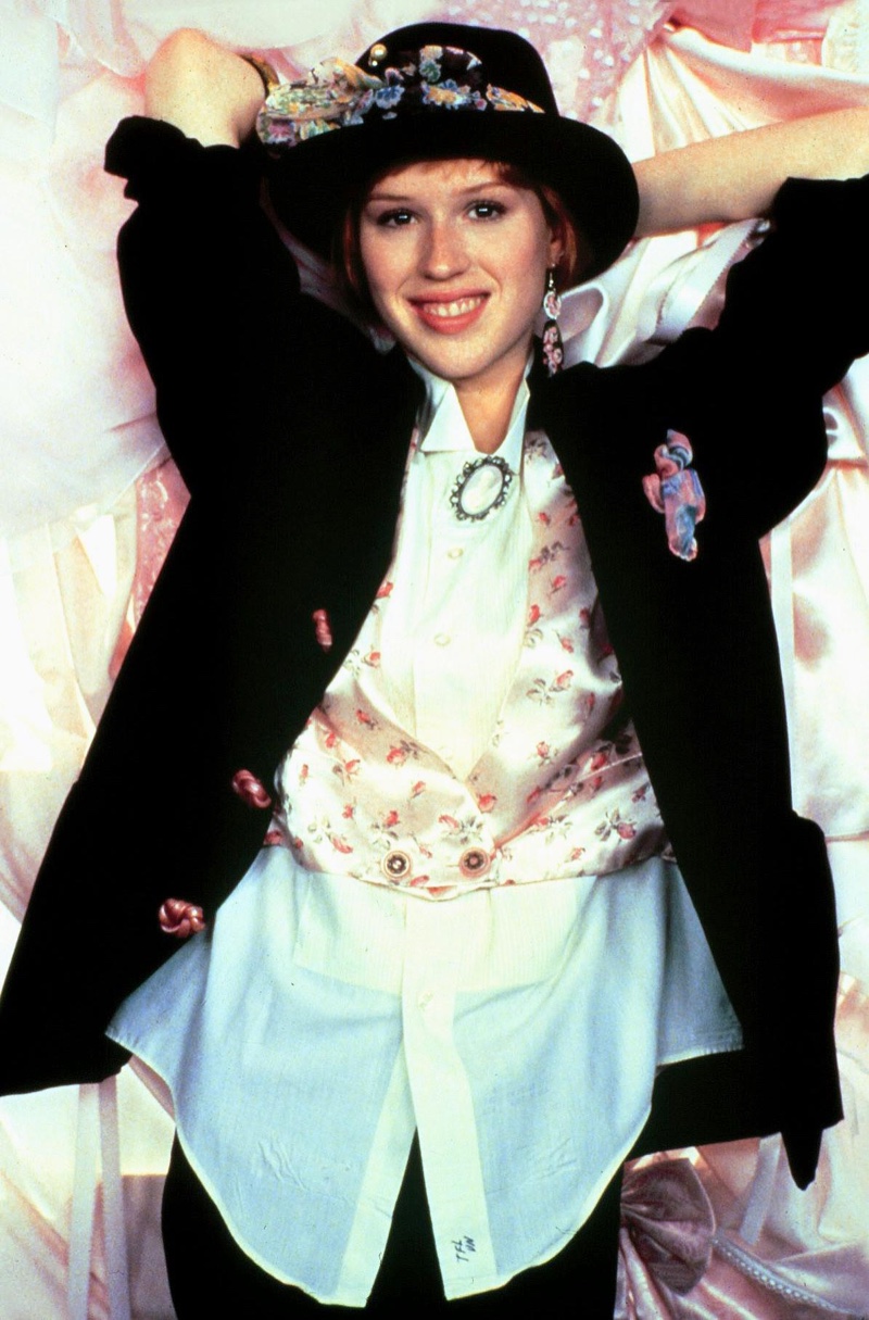 Pretty Pink Molly Ringwald 80s Teen Fashion