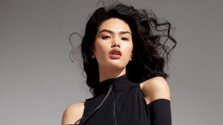 Qun Ye Models Sporty Glam Looks for ELLE China