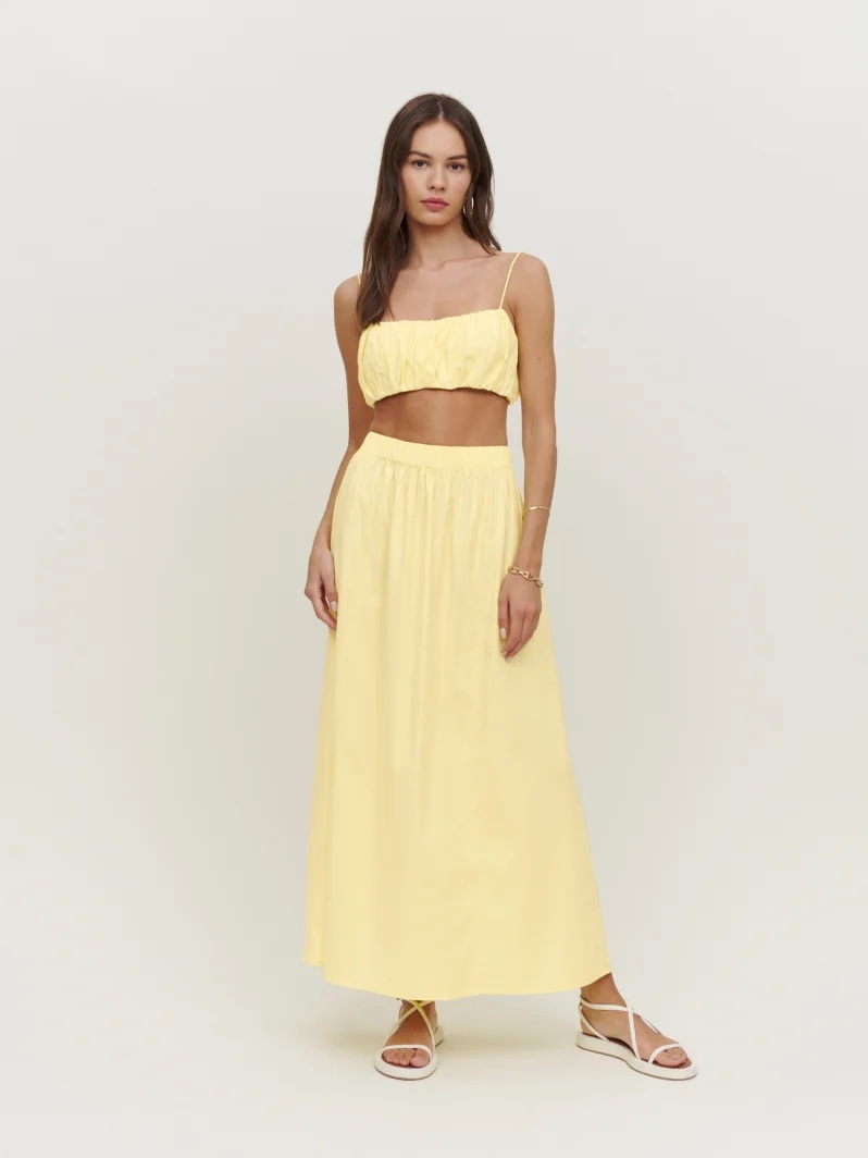 Reformation Brio Two Piece in Zest $298