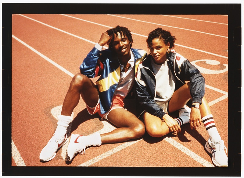 Aya & Somali Wear Athletic Outfits for WSJ. Magazine