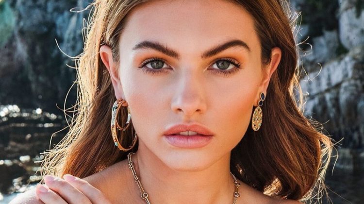 Thylane Blondeau Shines in APM Monaco ‘ROMA’ Jewelry