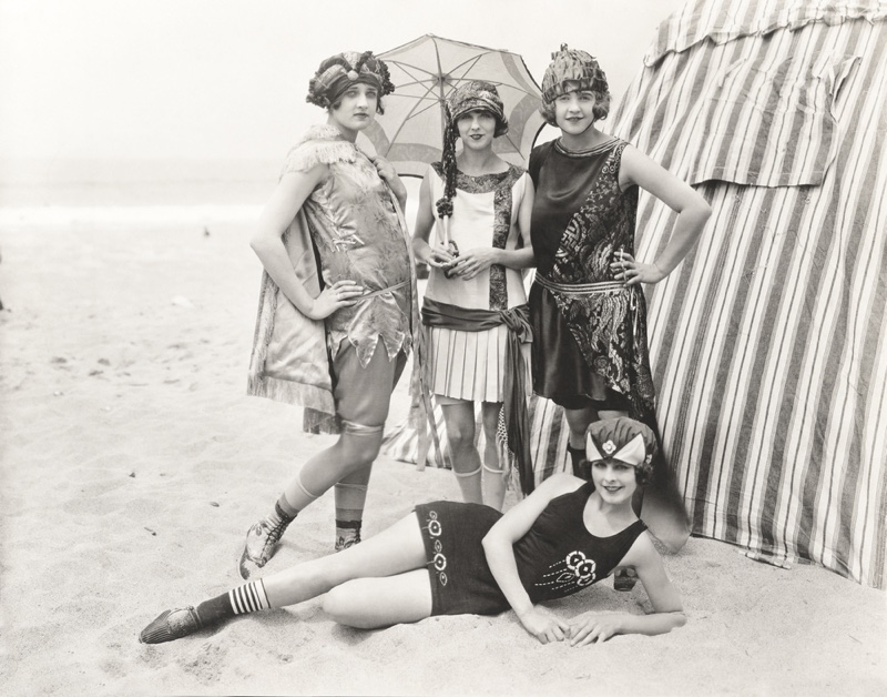 Womens Swimsuits Beach 1920s