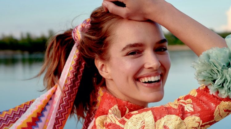Zo Nowak Poses in Carefree Fashion for ELLE Poland