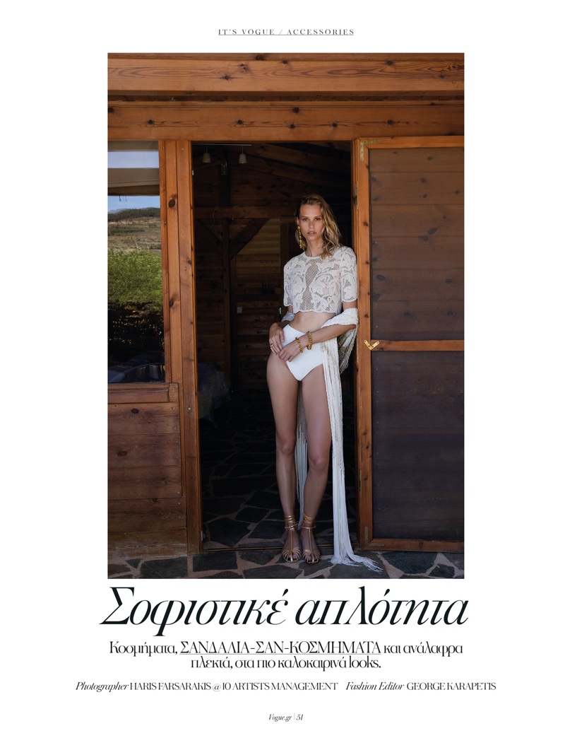 Mariina Keskitalo Embraces Warm-Weather Style for Vogue Greece