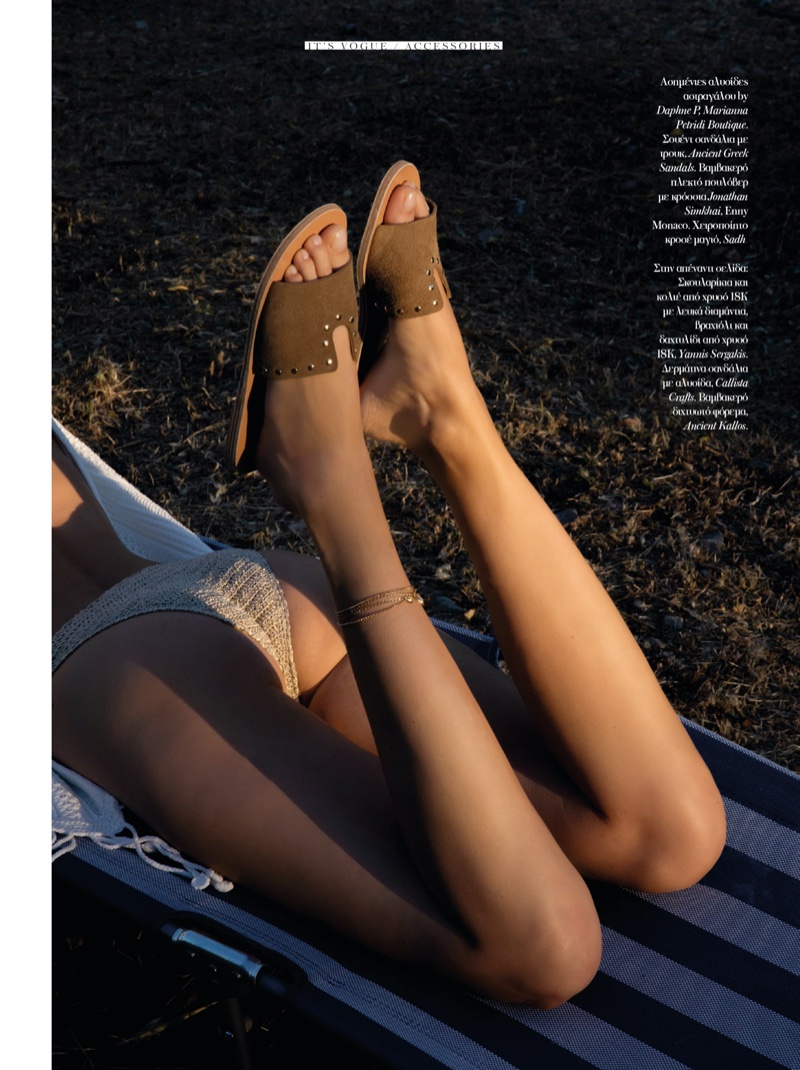 Mariina Keskitalo Embraces Warm-Weather Style for Vogue Greece