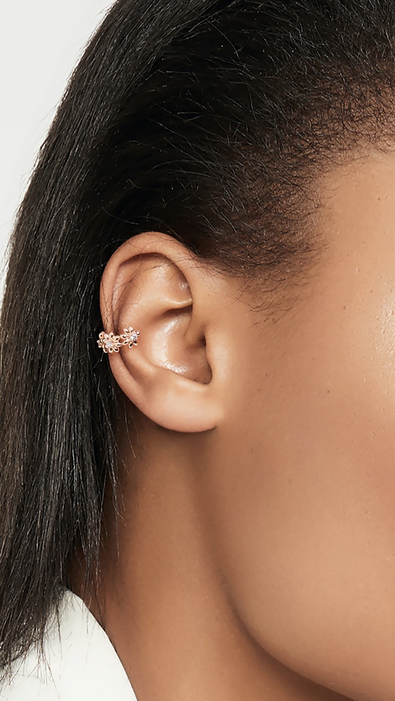 Alexa Leigh Flower Ear Cuff