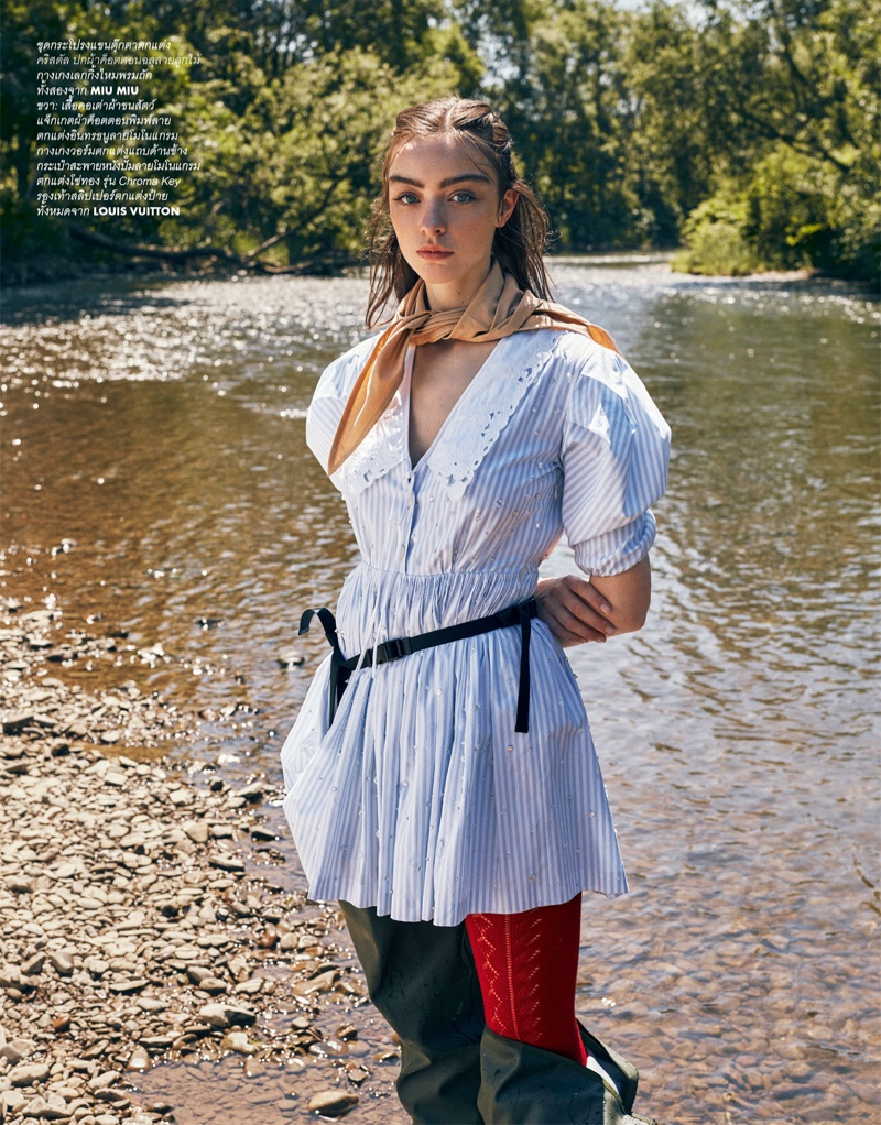 Alice Vink Poses in Chic Camping Styles for ELLE Thailand