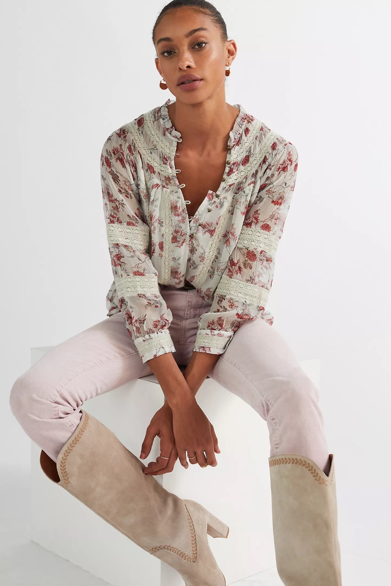 Anthropologie Lace Blouse $98