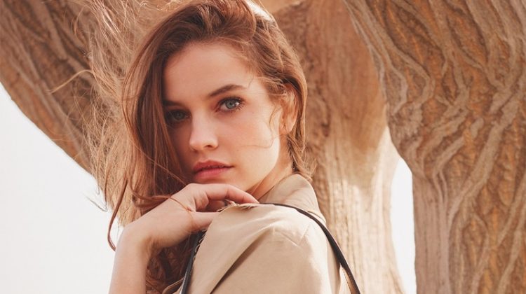 Barbara Palvin returns as the face of Lancaster's fall-winter 2021 campaign.