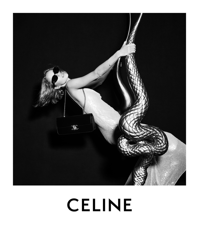 Quinn Mora stars in Celine fall 2021 campaign.