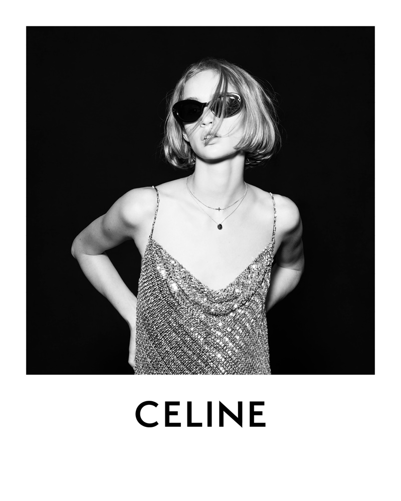 Hedi Slimane photographs Celine fall 2021 campaign.