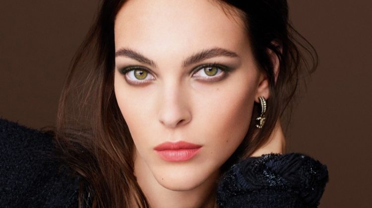 Vittoria Ceretti stars in Chanel Makeup fall 2021 campaign.