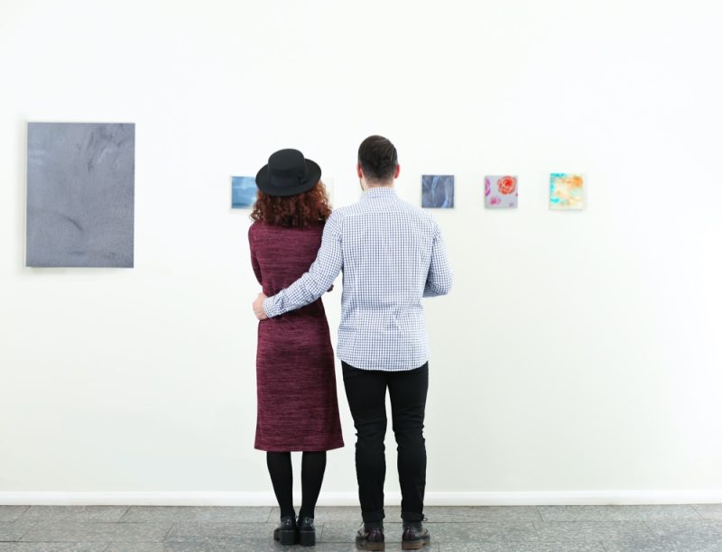 Couple Looking at Art