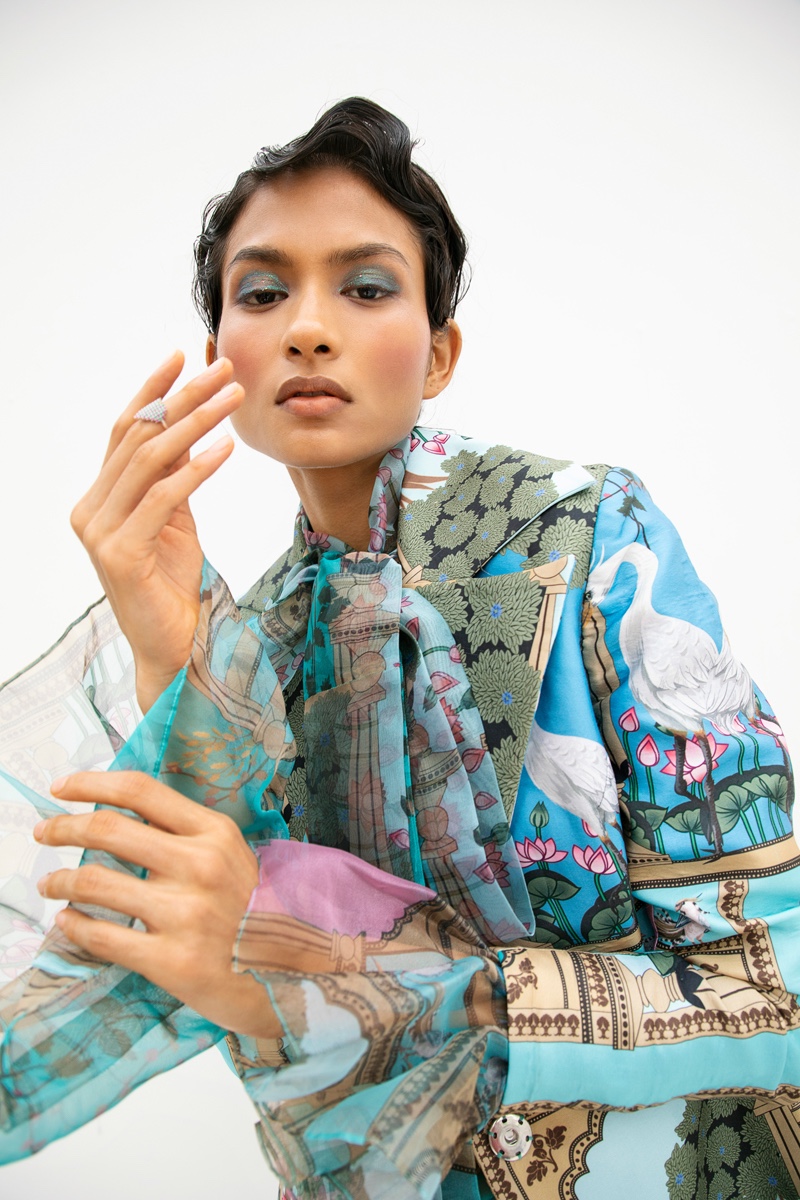 Shirt & Blazer Limerick and Ring Talisman. Photo: Kay Sukumar