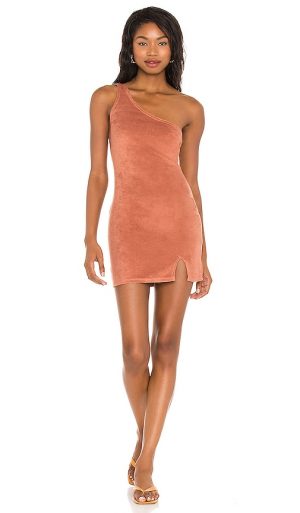 House of Harlow 1960 x Sofia Richie Leah Mini Dress in Rust. - size M (also in L, S, XS)