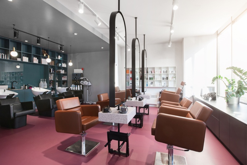 Interior Hair Salon Chairs