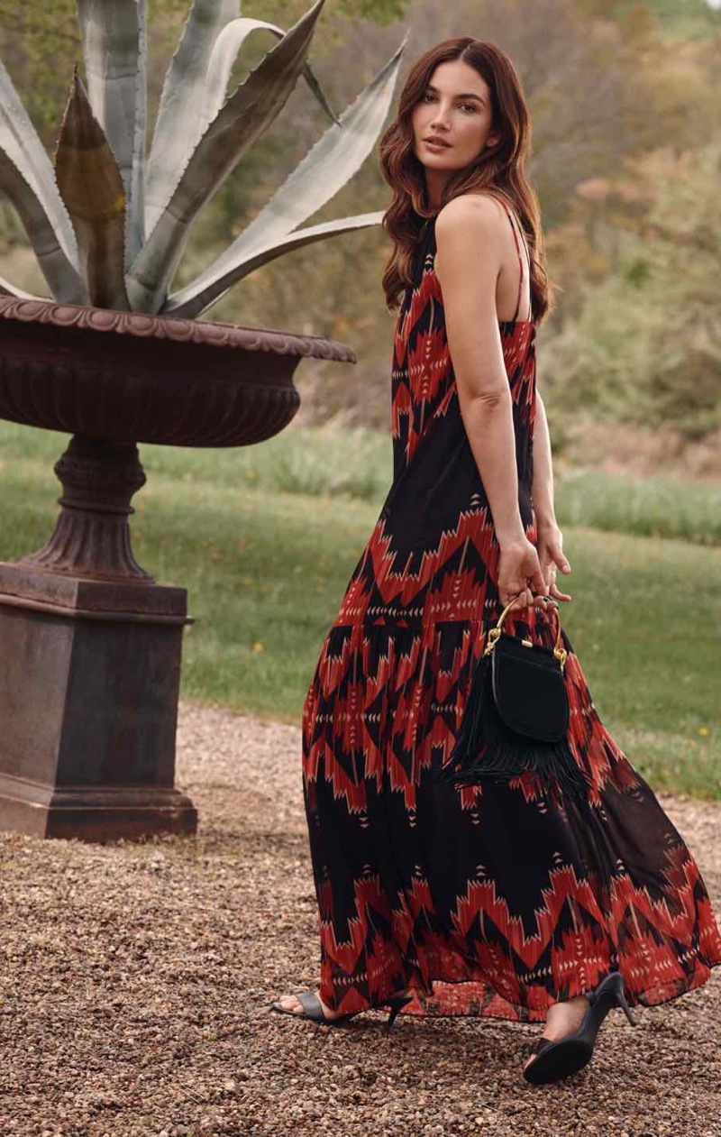 Southwestern-inspired style stands out in Lauren Ralph Lauren fall 2021 campaign.