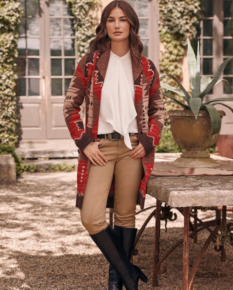 An image from Lauren Ralph Lauren's fall 2021 advertising campaign.