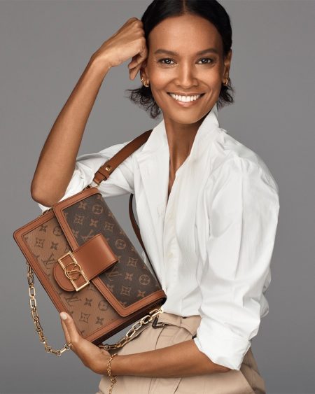 Liya & Rebecca Charm in Louis Vuitton 'Dauphine' Bag Campaign Liya Kebede stars in Louis Vuitton Dauphine bag 2021 campaign.