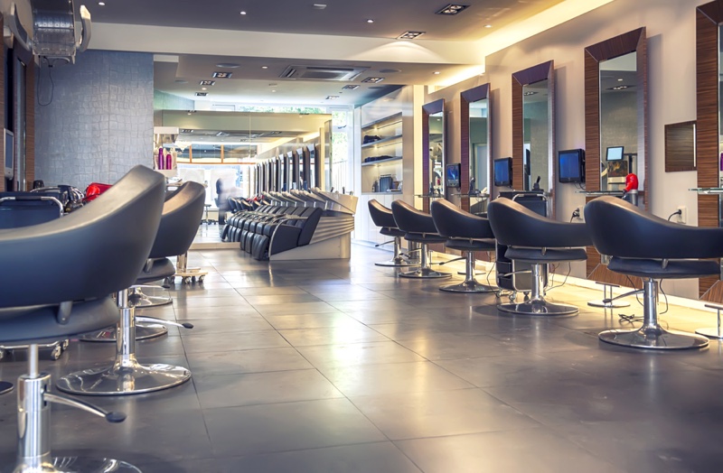 Luxury Hair Salon Chairs Interior