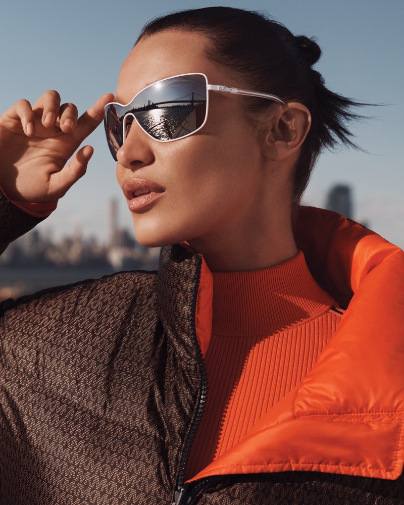 Bella Hadid's Mixie Haircut For Michael Kors Campaign