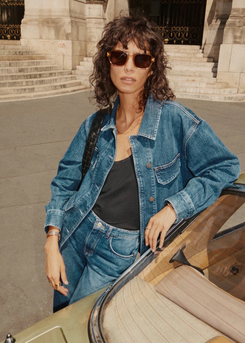 Mica Arganaraz stars in Massimo Dutti The Weekend fall 2021 trend guide.