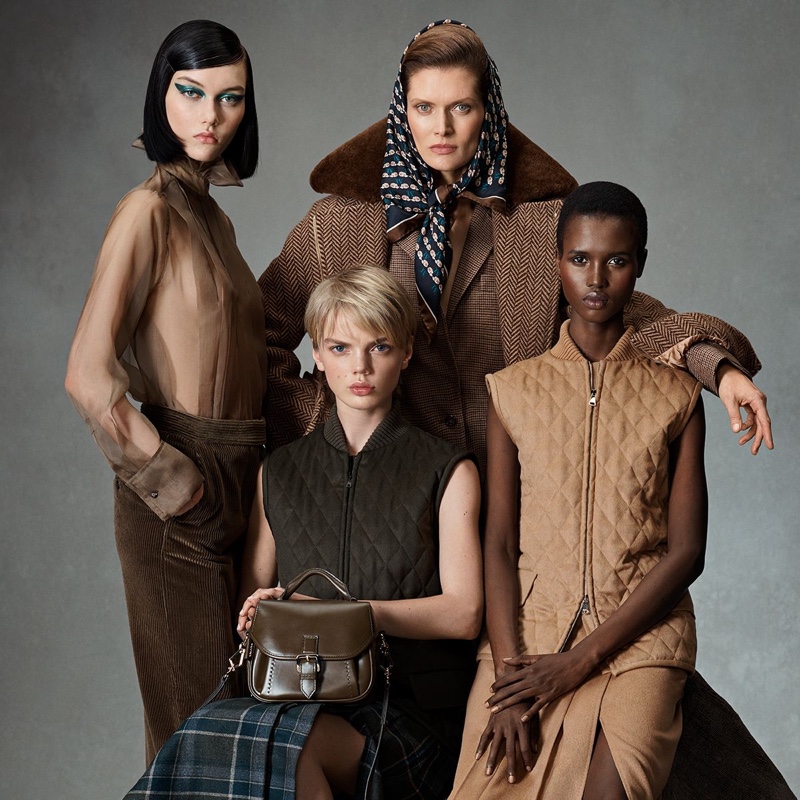 Steinberg, Malgosia Bela, Jits Bootsma, and Amar Akway star in Max Mara fall-winter 2021 campaign.