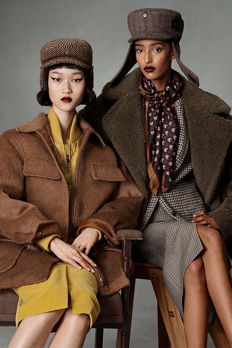 Chloe Oh and Mona Tougaard fronts Max Mara fall-winter 2021 campaign.