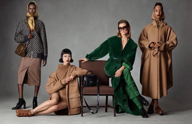 An image from Max Mara's fall 2021 advertising campaign.