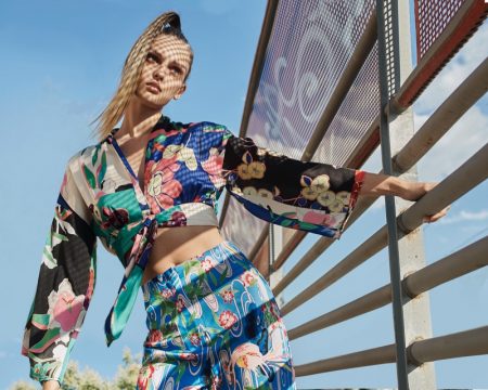 Mihaela Poses in Colorful Prints for L'Officiel Lithuania Mihaela Poses in Colorful Prints for L'Officiel Lithuania