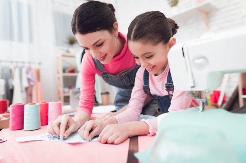 Mother Daughter Sewing