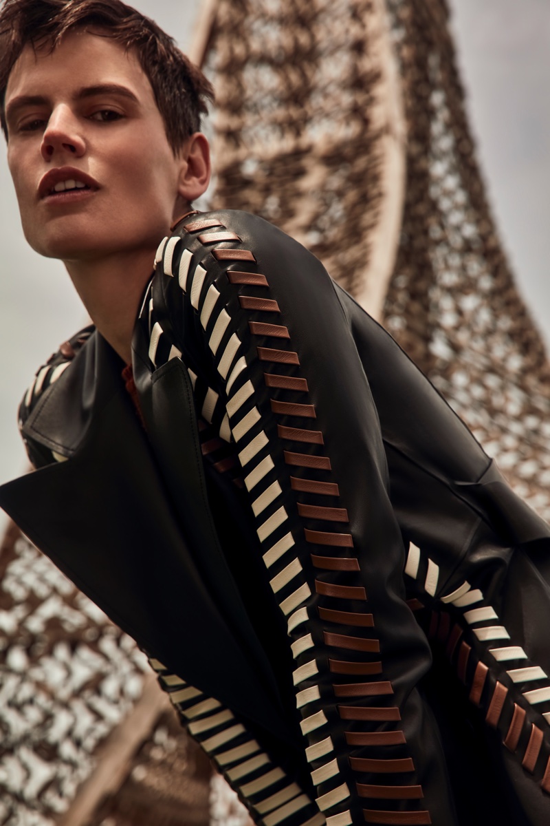 Saskia de Brauw fronts Neiman Marcus fall 2021 Re-Introduce Yourself campaign. 