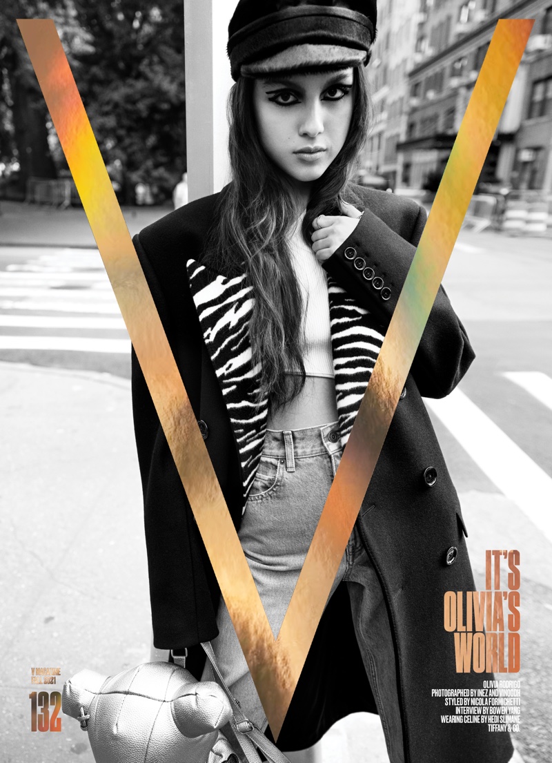 Olivia Rodrigo on V Magazine #132 Cover. Image: Courtesy of V Magazine / Inez& Vinoodh