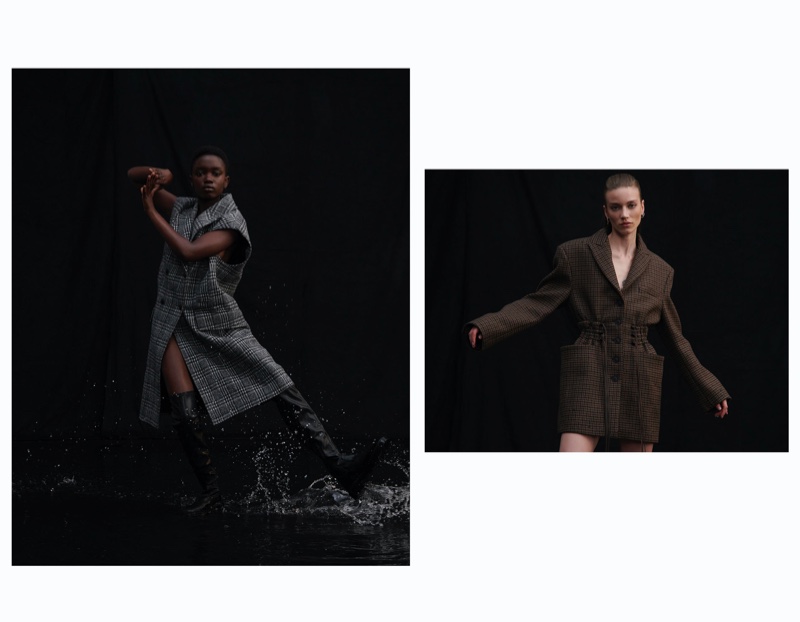 Hanna, Mariama, Kristina Model Stylebop Looks  for Vogue Germany