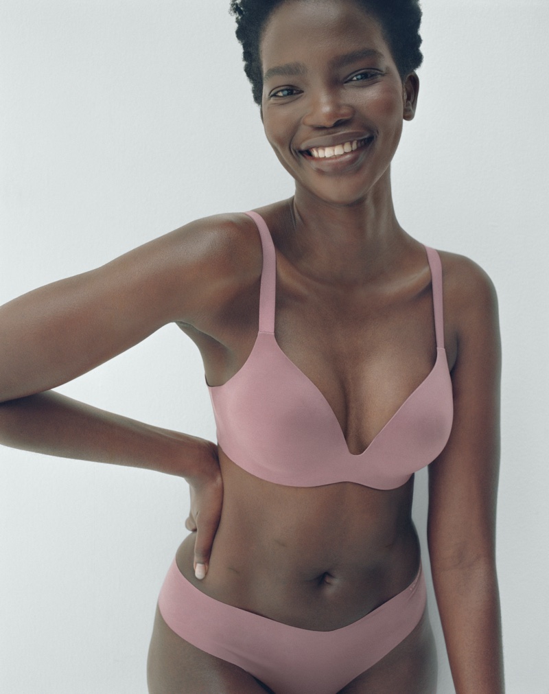 Aamito Lagum stars in Victoria's Secret VS Bare Infinity Flex campaign.