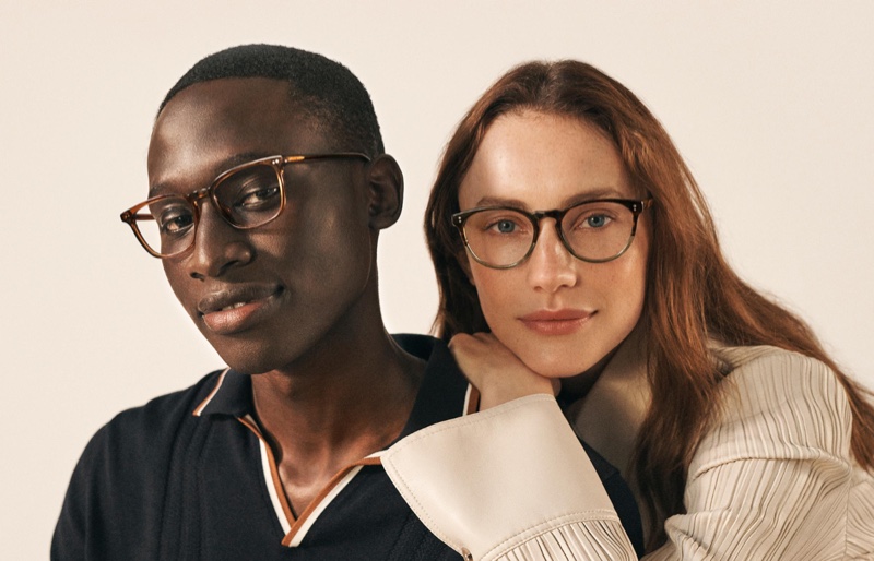 Warby Parker Stiles Glasses in Green Garnet Fade $95